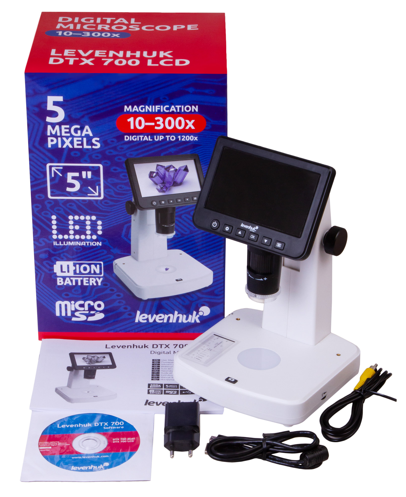 Microscopio digital Levenhuk DTX 700 LCD - Imagem 2