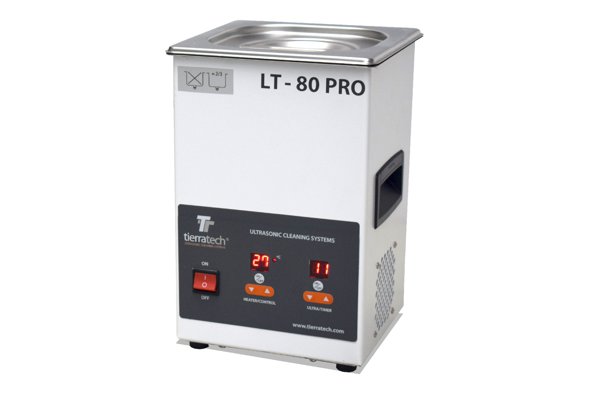 Baño ultrasonido LT80 PRO - 1,5 Litros